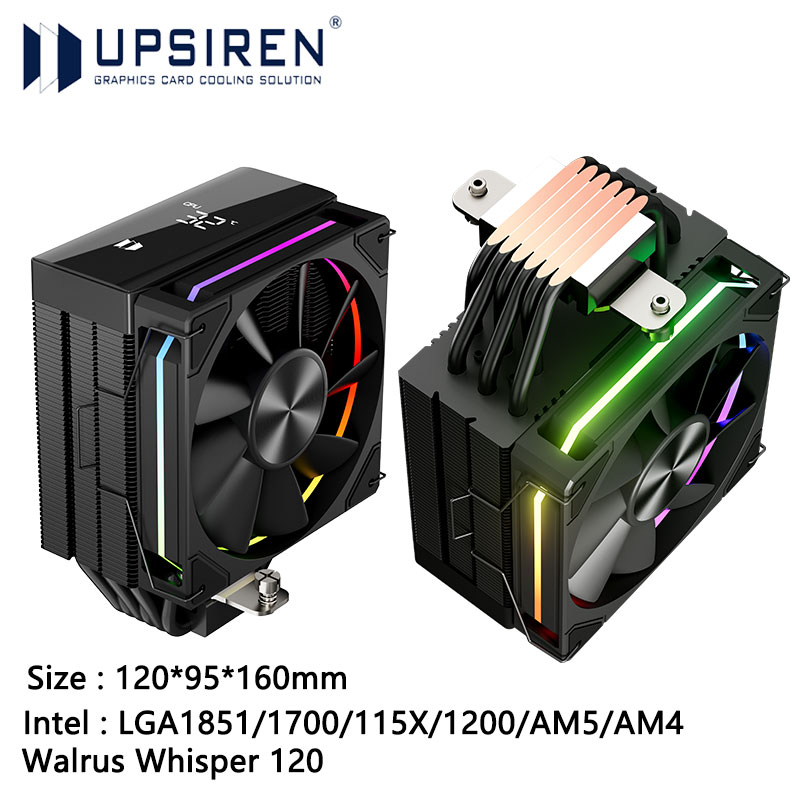 Cpu Heatsink - UPSIREN Walrus Whisper 120 radiateur de
