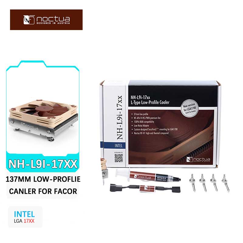 Air Cooler Cpu - Noctua NH-L9i-17xx 2 tuyaux de chaleur