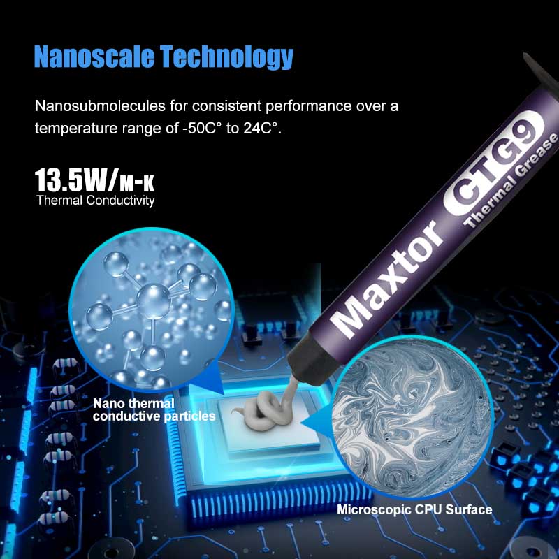 Pâte thermique Maxtor CTG9 1g  - Thermal Paste avis et prix