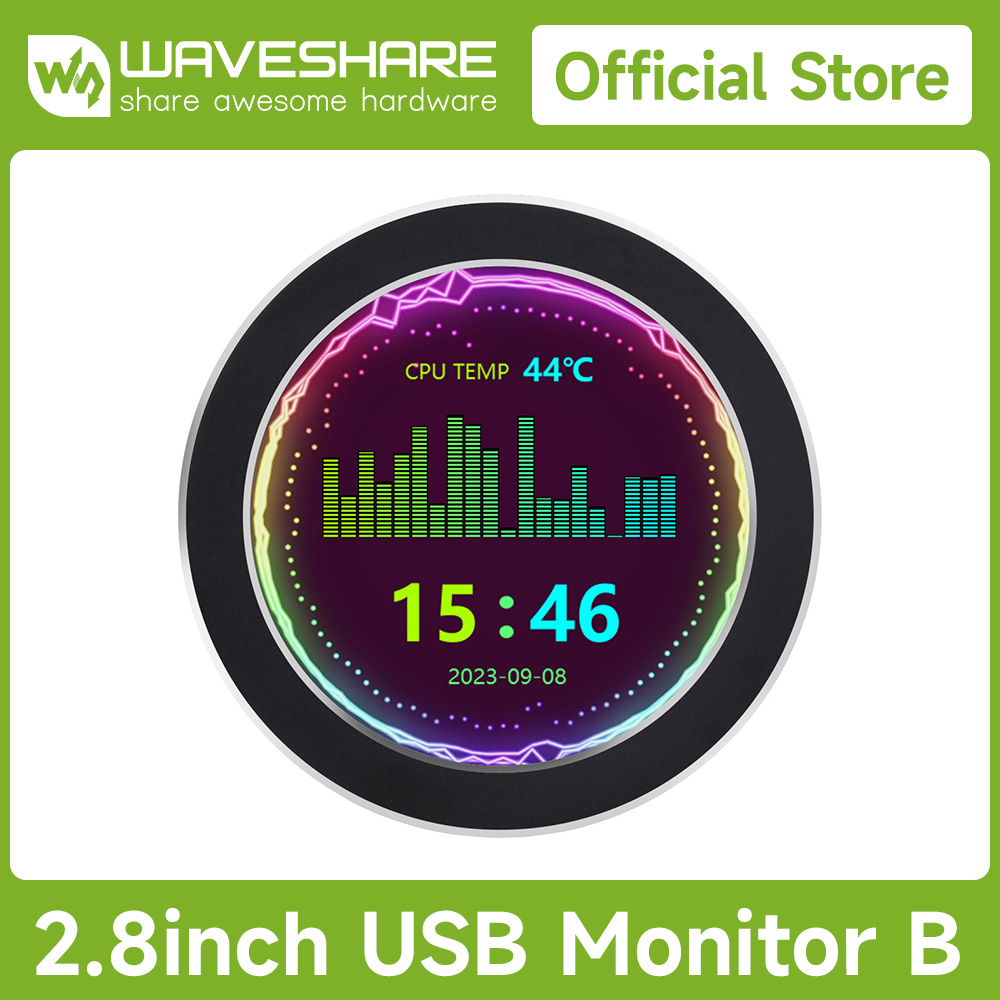 Moniteur USB Waveshare 2.1/2.8 - Cpu Cooler avis et prix