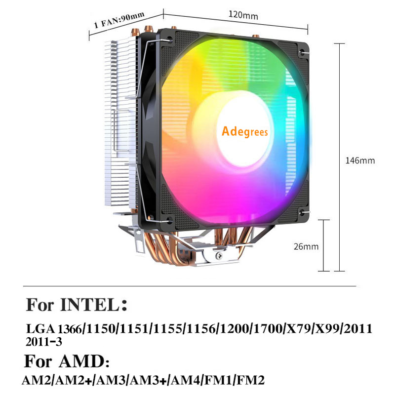 Refroidisseur de processeur X9 - Air Cooler Cpu avis et prix